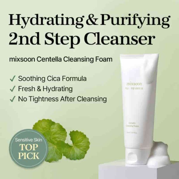Mixsoon Centella Cleansing Foam 150ml - Image 4