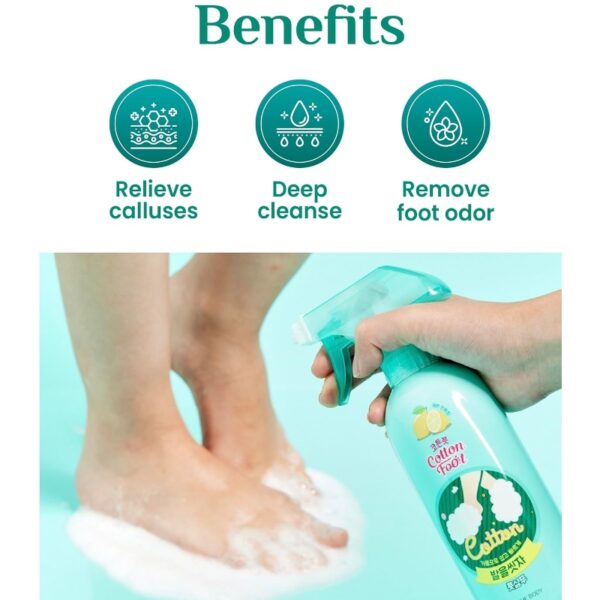 ON THE BODY Cotton Foot Shampoo 385ML [#Jumbo size] - Image 5
