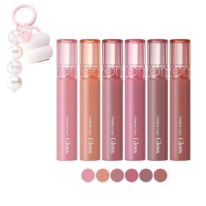 ROM&ND Glasting Colour Gloss [#5 Colors] (+keyring)
