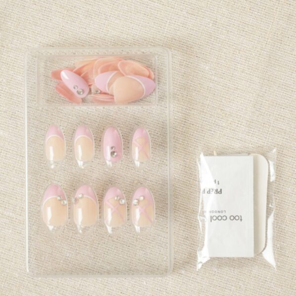 Too Cool for School Realwear Nail Tip #Round Squeare (24 tips) - Image 3
