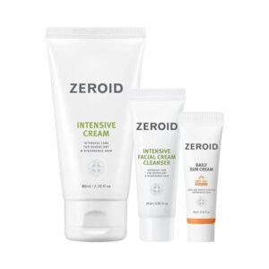 Zeroid Intensive Cream 80ml (+Sun Cream 10ml + Facial Cleanser 25ml)