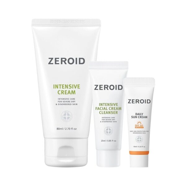 Zeroid Intensive Cream 80ml (+Sun Cream 10ml + Facial Cleanser 25ml)