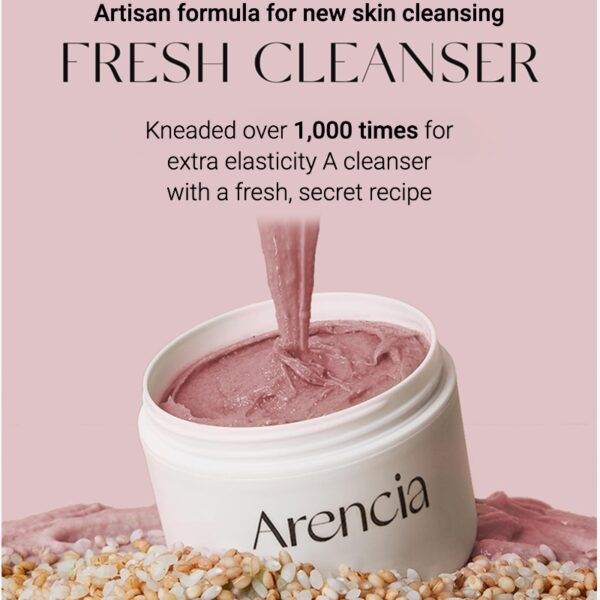 Arencia Royal Rosehip Rice Mochi Cleanser 120g Set (+Blue Cleanser 15g) - Image 4
