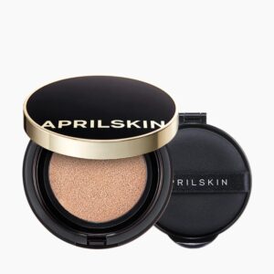 APRILSKIN Magic Snow Cushoin Black 3.0 Set SPF 50+PA+++ [#2 Colors] (+ Refill)