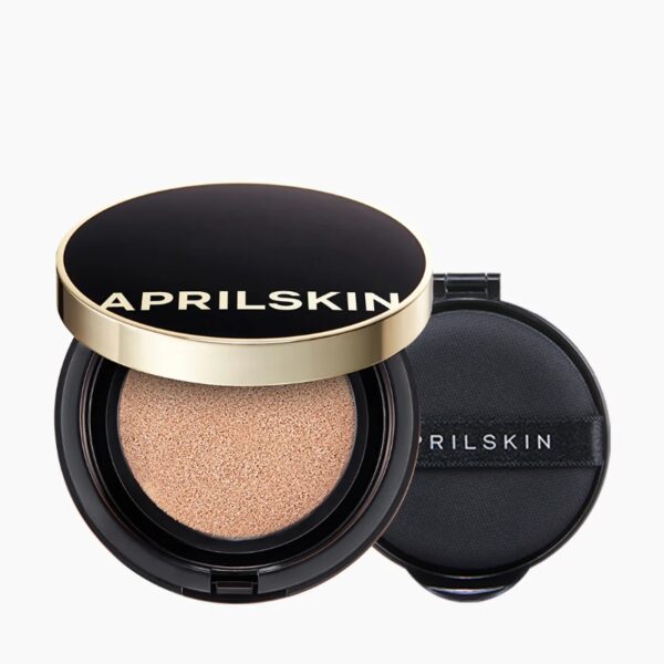 APRILSKIN Magic Snow Cushoin Black 3.0 Set SPF 50+PA+++ [#2 Colors] (+ Refill)