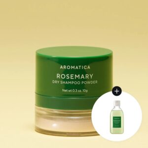 Aromatica Rosemary Dry Shampoo Powder Set (+Rosemary Shampoo 100ml)
