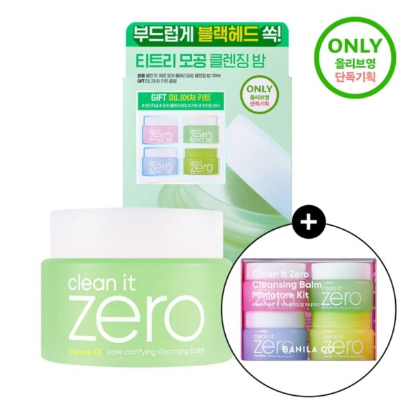 BANILA CO Clean It Zero Pore Clarifying Cleansing Balm 100ml Set (+Miniature Kit 7ml*4ea)