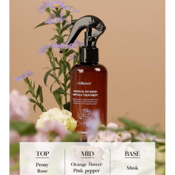 Celluver Argan Oil No Wash Ampoule Treatment 200ml Set (+100ml Oil Essence) - Image 2