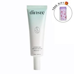 Dinsee Premium Vegan Mild Moist Sunscreen SPF50+ PA++++ (+Sunscreen mini+ Reusable Cup)