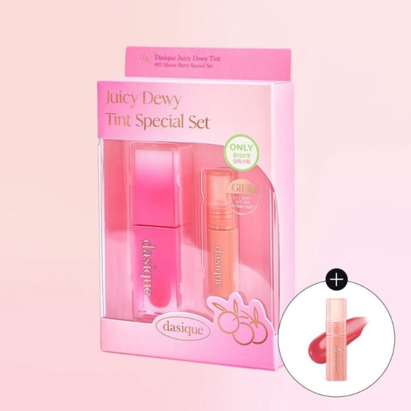 Dasique Juicy Dewy Tint Set [#05 Mauve Berry] (+06 Rose Apple mini)
