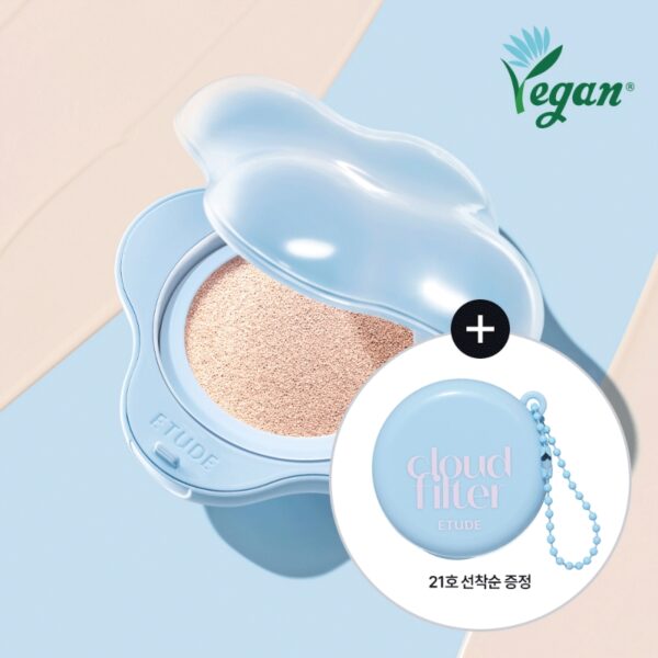 ETUDE Cloud Filter Cushion SPF42 PA+++ Set [#3 Colors] (+Refill +mini + puffs 2p)