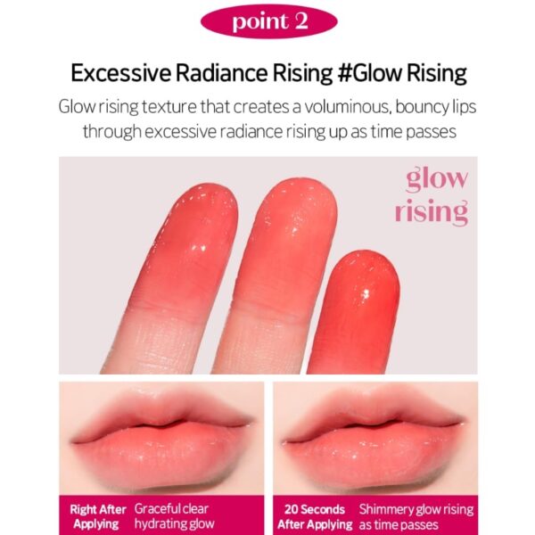 ETUDE Over Glowy Gloss Tint Set [#2 Colors] (+Melting Balm) - Image 5