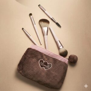 Fillimilli Mini Makeup Brush 5Kit (+ Pouch)