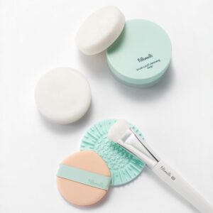 Fillimilli Brush&Puff Cleansing Soap Set (+Cleansing Pad)