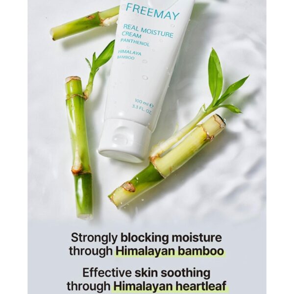 freemay  Real Moisture Cream Ponthenol 100ml Double Set (+2 masks) - Image 4