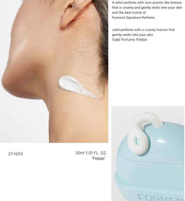 Forment Sold Perfume Pebble Limited Edition [#Cotton Bath] (+Hug Mon Keyring) - Image 5