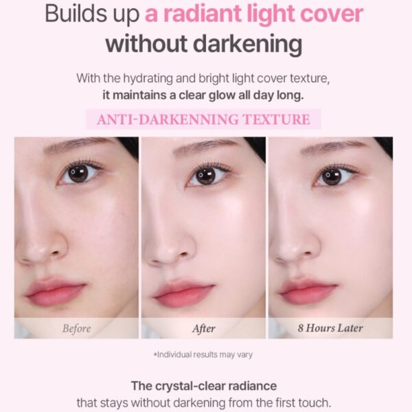 GIVERNY Dewy Glassy Foundation SPF30++ [#2 Colors] (+Silicone Brush) - Image 5