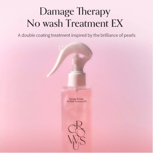 growus Damage Therapy No Wash Treatment 250mL Ex Special Set (+Cream Treatment 21ml) - Image 2