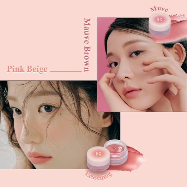 Holika Holika Melting Blur Lip Pot Set [#3 #5] (+Lip Brush) - Image 3