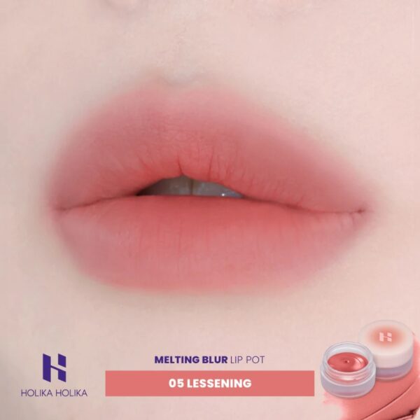 Holika Holika Melting Blur Lip Pot Set [#3 #5] (+Lip Brush) - Image 6