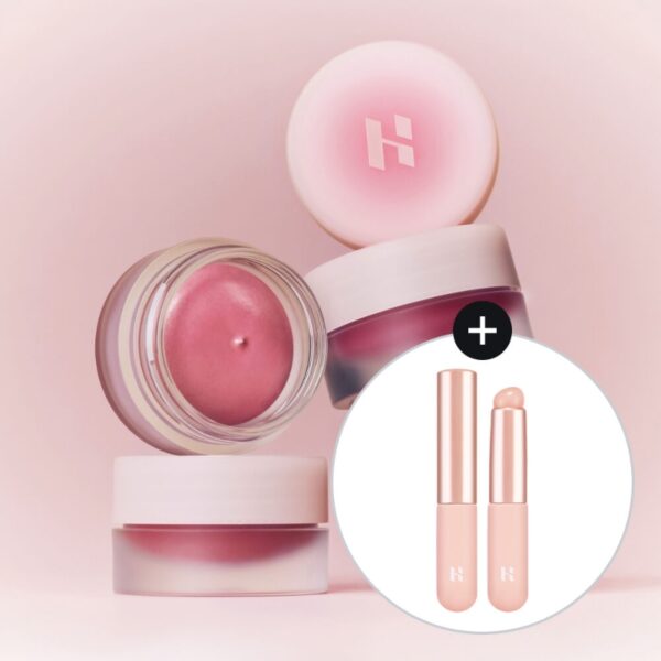 Holika Holika Melting Blur Lip Pot Set [#3 #5] (+Lip Brush)