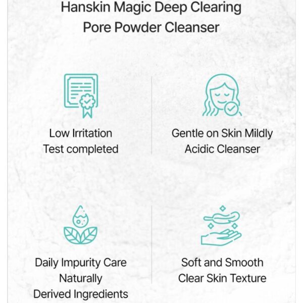 Hanskin Magic Deep Clearing Pore Powder Cleanser - Image 5