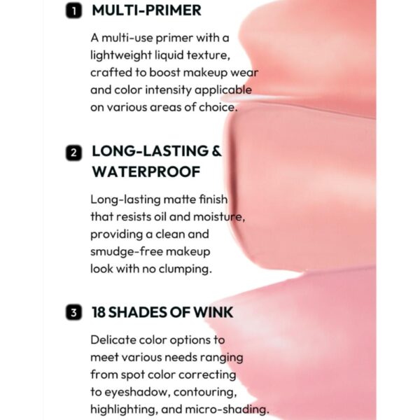 JAVIN DE SEOUL Wink Eye Shade Primer Set [#2 Colors] (+Shimmer Light Miniature) - Image 4