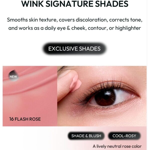 JAVIN DE SEOUL Wink Eye Shade Primer Set [#2 Colors] (+Shimmer Light Miniature) - Image 5