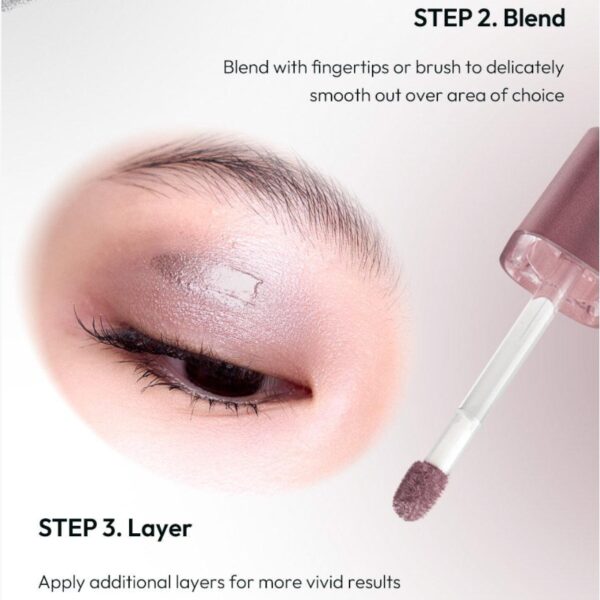 JAVIN DE SEOUL Wink Eye Shimmer Light Duo [#12 Sprinkle Rose] (+Mini eye primer) - Image 9