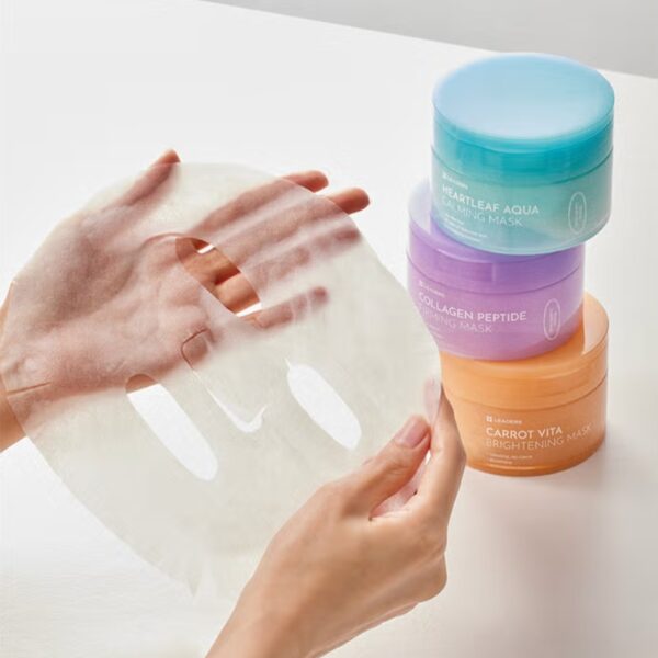 Leaders Carrot Vita Brightening Mask [#14 masks] - Image 2
