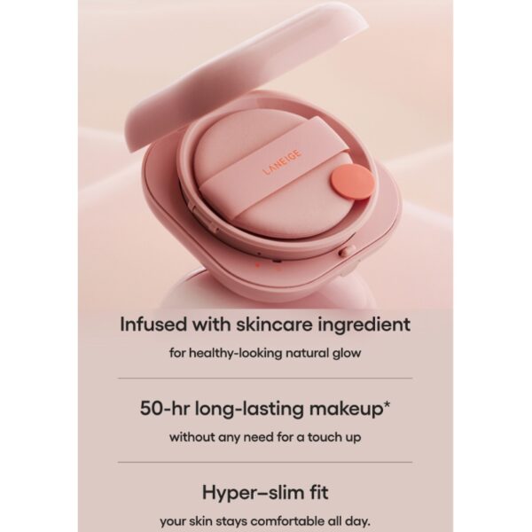 NEW💖 LANEIGE Neo Cushion Glow [#21N1 BEIGE] (+Puff 3p) - Image 3