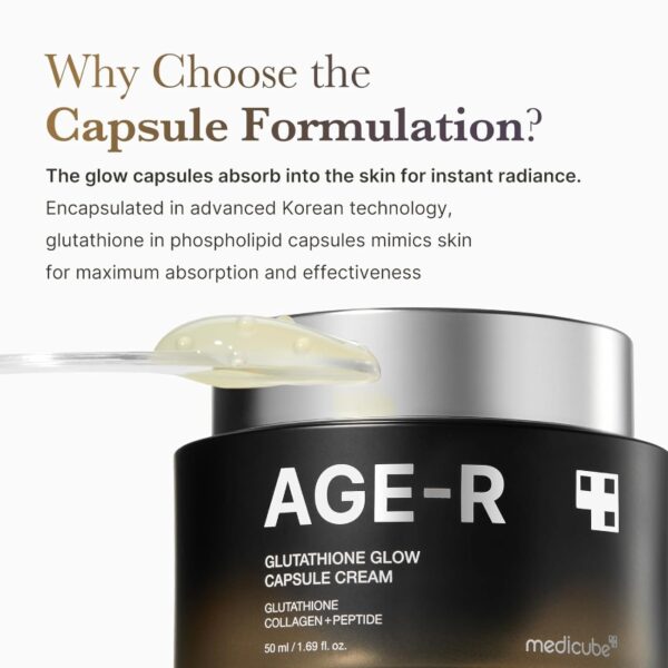 Medicube Age-R Glutathione Glow Capsule Cream - Image 4