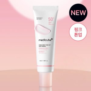 medicube PDRN Pink Tone Up Sun Cream SPF 50+ PA++++