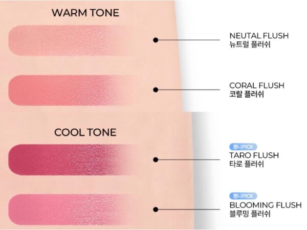 MADPEACH Mood Mix Cream Blusher Set (+Highlighter) - Image 4