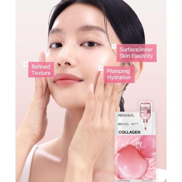 NEW💖 MEDIHEAL Collagen Essential Mask Sheet Core Firming Set [#10 Sheets] - Image 4