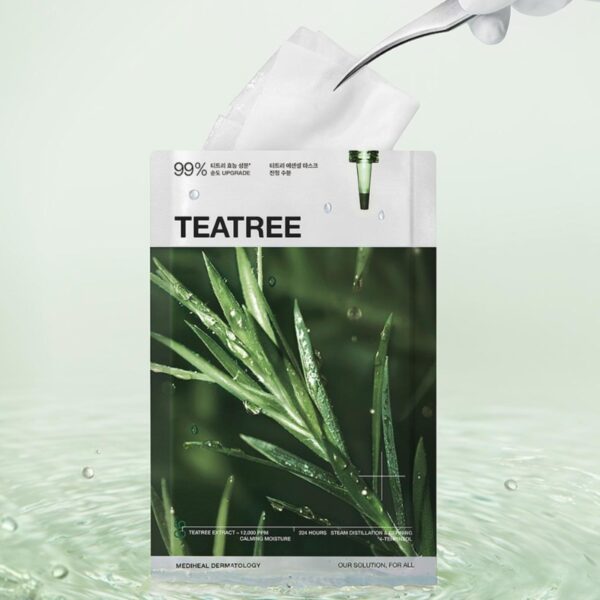 NEW💖 MEDIHEAL Tea Tree Essential Mask Sheet Calming Moisture Set [#10 Sheets] - Image 2