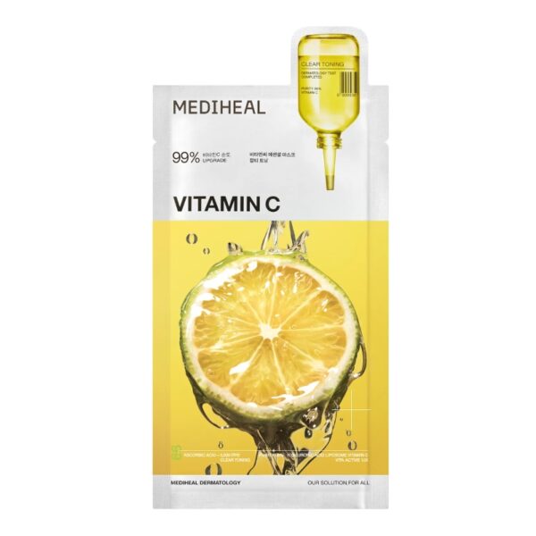 NEW💖 MEDIHEAL Vitamin C Essential Mask Sheet Clear Toning Set [#10 Sheets]