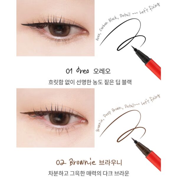 Merzy Let's Fixing Pen Eyeliner [#2 Type] - Image 6
