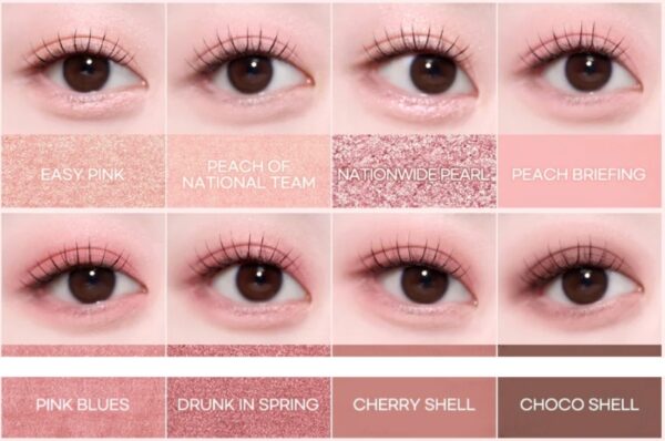 Peripera All Take Mood Palette Set [#7 #8] (+Skinny Color Mascara) - Image 5