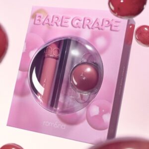 ROM&ND The Juicy Lasting Set [#03 Bare Grape] (+Juicy Roll Cheek Bare Grape)