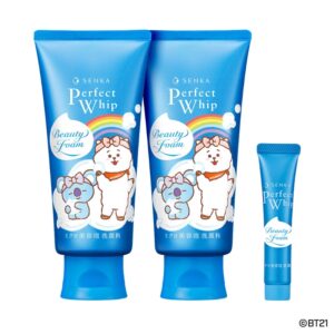 [BT21 EDITION] SENKA Perfect Whip Facial Wash 120g Double Pack (+15g)