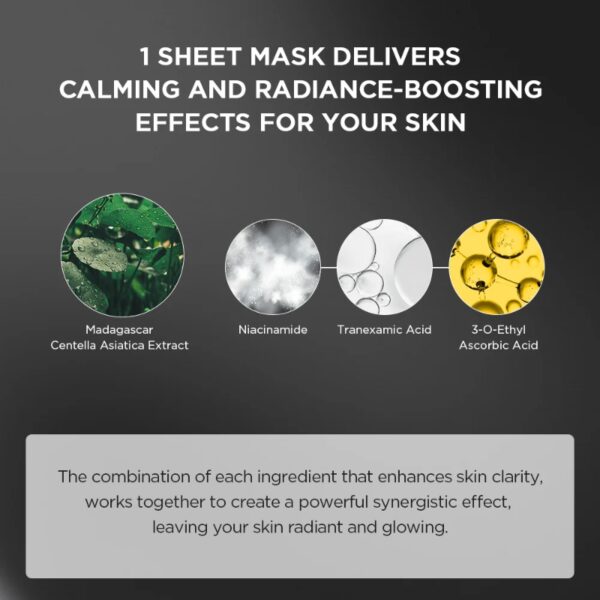 Skin1004 Madagascar Centella Tone Brightening Glow mask [#5 masks] - Image 4