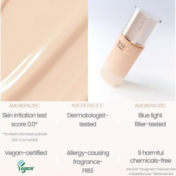 espoir Pro Tailor Foundation Se [#2 Colors] (+Brush + Fitting Sponge Handy) - Image 4