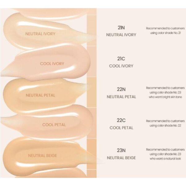 espoir Pro Tailor Foundation Se [#2 Colors] (+Brush + Fitting Sponge Handy) - Image 7