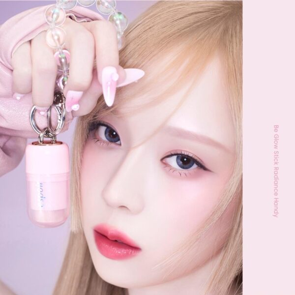 espoir Be Glow Volume Cushion Flash Glow Set [#2 Colors] (+Refill + Beglow Stick Keyring) - Image 3