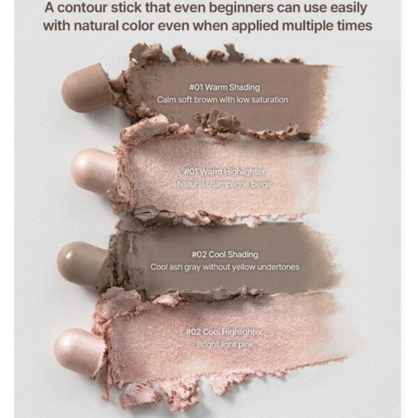 too cool for school Dual Contour Stick [#3 Colors] - Image 4