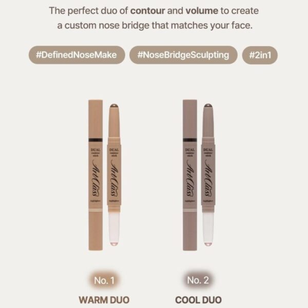 too cool for school Dual Contour Stick [#3 Colors] - Image 2