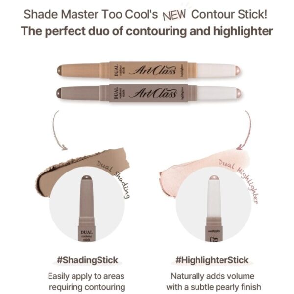 too cool for school Dual Contour Stick [#3 Colors] - Image 3