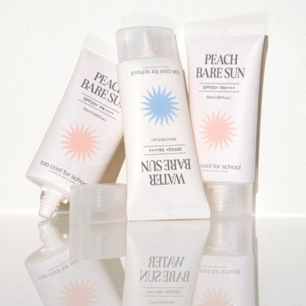 TOO COOL FOR SCHOOL Peach Bare Suncream SPF50+ PA++++ - Image 2