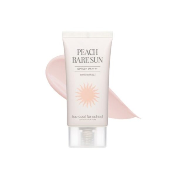 TOO COOL FOR SCHOOL Peach Bare Suncream SPF50+ PA++++
